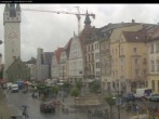 Archiv Foto Webcam Straubing: Blick auf den Stadtturm und Ludwigsplatz 09:00