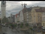 Archiv Foto Webcam Straubing: Blick auf den Stadtturm und Ludwigsplatz 13:00