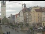 Archiv Foto Webcam Straubing: Blick auf den Stadtturm und Ludwigsplatz 15:00