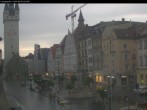 Archiv Foto Webcam Straubing: Blick auf den Stadtturm und Ludwigsplatz 19:00