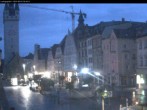 Archiv Foto Webcam Straubing: Blick auf den Stadtturm und Ludwigsplatz 03:00
