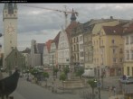 Archiv Foto Webcam Straubing: Blick auf den Stadtturm und Ludwigsplatz 05:00
