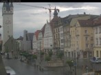 Archiv Foto Webcam Straubing: Blick auf den Stadtturm und Ludwigsplatz 06:00