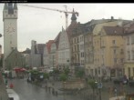 Archiv Foto Webcam Straubing: Blick auf den Stadtturm und Ludwigsplatz 11:00