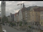 Archiv Foto Webcam Straubing: Blick auf den Stadtturm und Ludwigsplatz 15:00