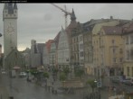 Archiv Foto Webcam Straubing: Blick auf den Stadtturm und Ludwigsplatz 17:00