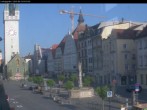 Archiv Foto Webcam Straubing: Blick auf den Stadtturm und Ludwigsplatz 07:00