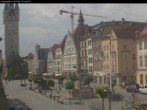 Archiv Foto Webcam Straubing: Blick auf den Stadtturm und Ludwigsplatz 13:00