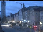 Archiv Foto Webcam Straubing: Blick auf den Stadtturm und Ludwigsplatz 03:00