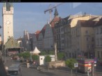Archiv Foto Webcam Straubing: Blick auf den Stadtturm und Ludwigsplatz 06:00