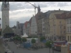Archiv Foto Webcam Straubing: Blick auf den Stadtturm und Ludwigsplatz 15:00