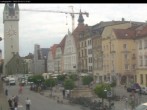Archiv Foto Webcam Straubing: Blick auf den Stadtturm und Ludwigsplatz 11:00