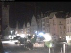 Archiv Foto Webcam Straubing: Blick auf den Stadtturm und Ludwigsplatz 00:00
