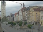 Archiv Foto Webcam Straubing: Blick auf den Stadtturm und Ludwigsplatz 06:00