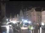 Archiv Foto Webcam Straubing: Blick auf den Stadtturm und Ludwigsplatz 01:00