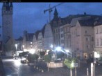 Archiv Foto Webcam Straubing: Blick auf den Stadtturm und Ludwigsplatz 03:00