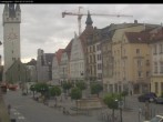 Archiv Foto Webcam Straubing: Blick auf den Stadtturm und Ludwigsplatz 06:00