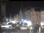 Archiv Foto Webcam Straubing: Blick auf den Stadtturm und Ludwigsplatz 23:00