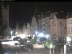 Archiv Foto Webcam Straubing: Blick auf den Stadtturm und Ludwigsplatz 01:00