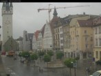 Archiv Foto Webcam Straubing: Blick auf den Stadtturm und Ludwigsplatz 06:00