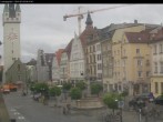 Archiv Foto Webcam Straubing: Blick auf den Stadtturm und Ludwigsplatz 07:00