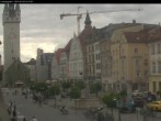 Archiv Foto Webcam Straubing: Blick auf den Stadtturm und Ludwigsplatz 15:00