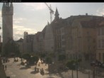 Archiv Foto Webcam Straubing: Blick auf den Stadtturm und Ludwigsplatz 17:00