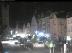 Archiv Foto Webcam Straubing: Blick auf den Stadtturm und Ludwigsplatz 01:00
