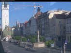 Archiv Foto Webcam Straubing: Blick auf den Stadtturm und Ludwigsplatz 06:00