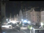 Archiv Foto Webcam Straubing: Blick auf den Stadtturm und Ludwigsplatz 01:00