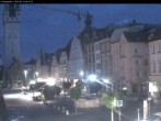 Archiv Foto Webcam Straubing: Blick auf den Stadtturm und Ludwigsplatz 03:00