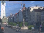 Archiv Foto Webcam Straubing: Blick auf den Stadtturm und Ludwigsplatz 06:00