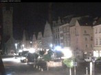Archiv Foto Webcam Straubing: Blick auf den Stadtturm und Ludwigsplatz 23:00