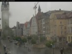 Archiv Foto Webcam Straubing: Blick auf den Stadtturm und Ludwigsplatz 17:00