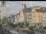 Archiv Foto Webcam Straubing: Blick auf den Stadtturm und Ludwigsplatz 09:00