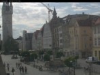 Archiv Foto Webcam Straubing: Blick auf den Stadtturm und Ludwigsplatz 15:00