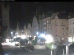 Archiv Foto Webcam Straubing: Blick auf den Stadtturm und Ludwigsplatz 00:00