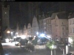 Archiv Foto Webcam Straubing: Blick auf den Stadtturm und Ludwigsplatz 03:00