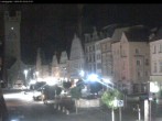 Archiv Foto Webcam Straubing: Blick auf den Stadtturm und Ludwigsplatz 01:00