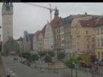 Archiv Foto Webcam Straubing: Blick auf den Stadtturm und Ludwigsplatz 06:00