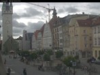 Archiv Foto Webcam Straubing: Blick auf den Stadtturm und Ludwigsplatz 15:00