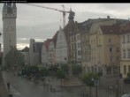Archiv Foto Webcam Straubing: Blick auf den Stadtturm und Ludwigsplatz 17:00