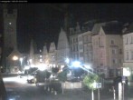 Archiv Foto Webcam Straubing: Blick auf den Stadtturm und Ludwigsplatz 01:00