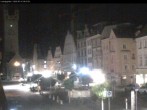 Archiv Foto Webcam Straubing: Blick auf den Stadtturm und Ludwigsplatz 00:00