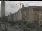 Archiv Foto Webcam Straubing: Blick auf den Stadtturm und Ludwigsplatz 14:00