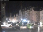 Archiv Foto Webcam Straubing: Blick auf den Stadtturm und Ludwigsplatz 01:00