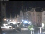 Archiv Foto Webcam Straubing: Blick auf den Stadtturm und Ludwigsplatz 03:00