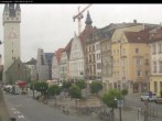 Archiv Foto Webcam Straubing: Blick auf den Stadtturm und Ludwigsplatz 07:00