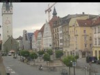 Archiv Foto Webcam Straubing: Blick auf den Stadtturm und Ludwigsplatz 17:00