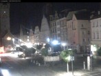 Archiv Foto Webcam Straubing: Blick auf den Stadtturm und Ludwigsplatz 04:00